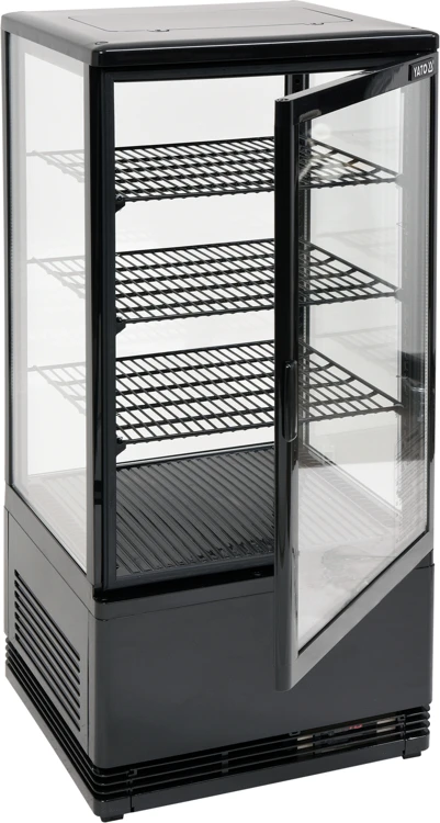 Witryna chłodnicza 78l 42x38x96 czarna
