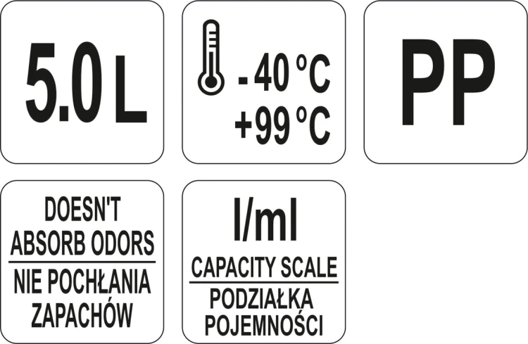 Dzbanek z miarką 5000ml