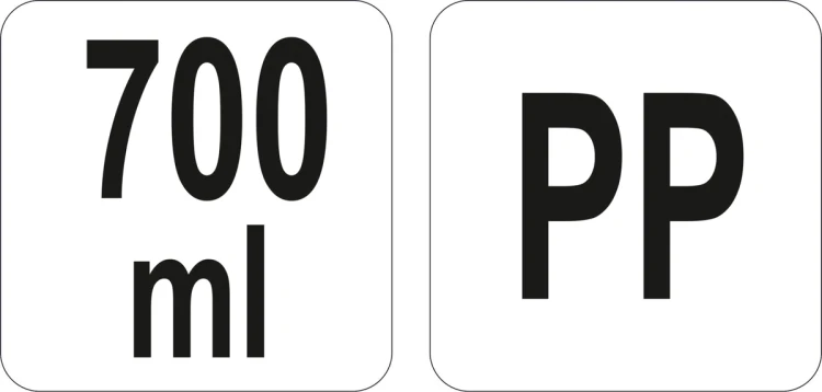 Dyspenser do sosów 700ml żółty