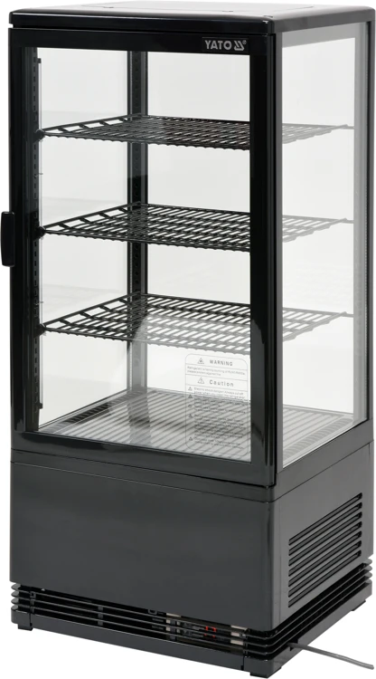 Witryna chłodnicza 78l 42x38x96 czarna