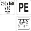 Deska do krojenia 250x150 biała