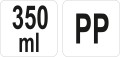 Dyspenser do sosów 350ml biały