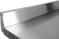 Składany stół przyścienny z półką 1500x700xh850+100mm