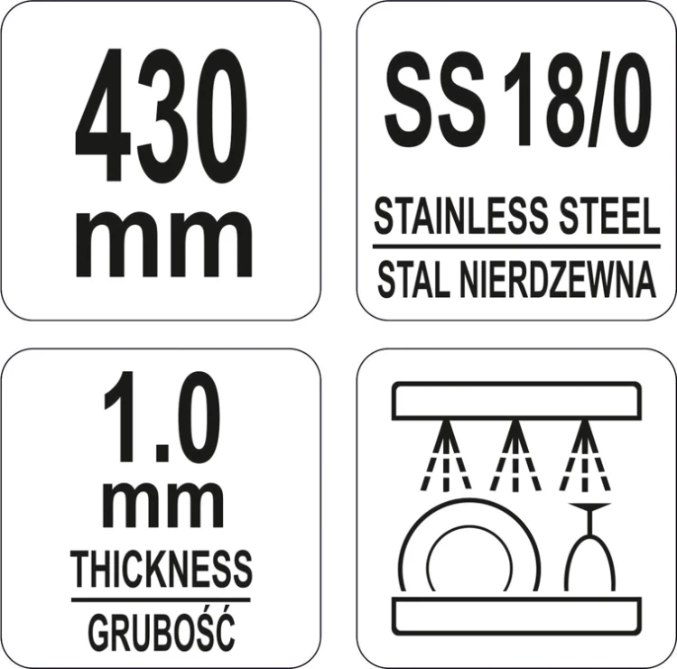 Szpatuła cukiernicza wąska 310/ 440mm