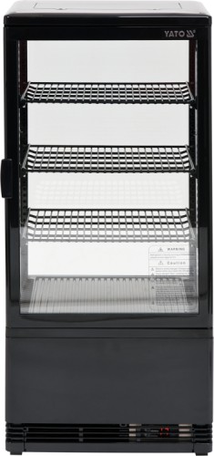 Witryna chłodnicza 78l 42x38x96 czarna