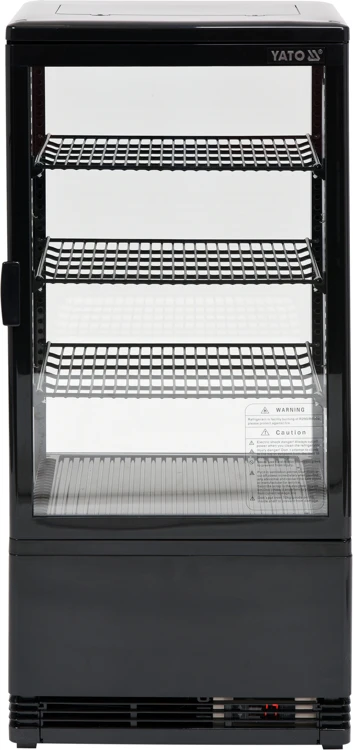 Witryna chłodnicza 78l 42x38x96 czarna